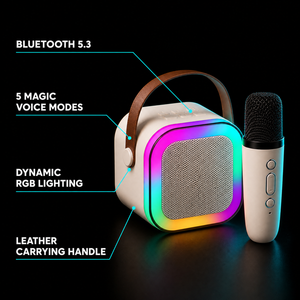KORVANE K12 Duet Karaoke Speaker with Mic