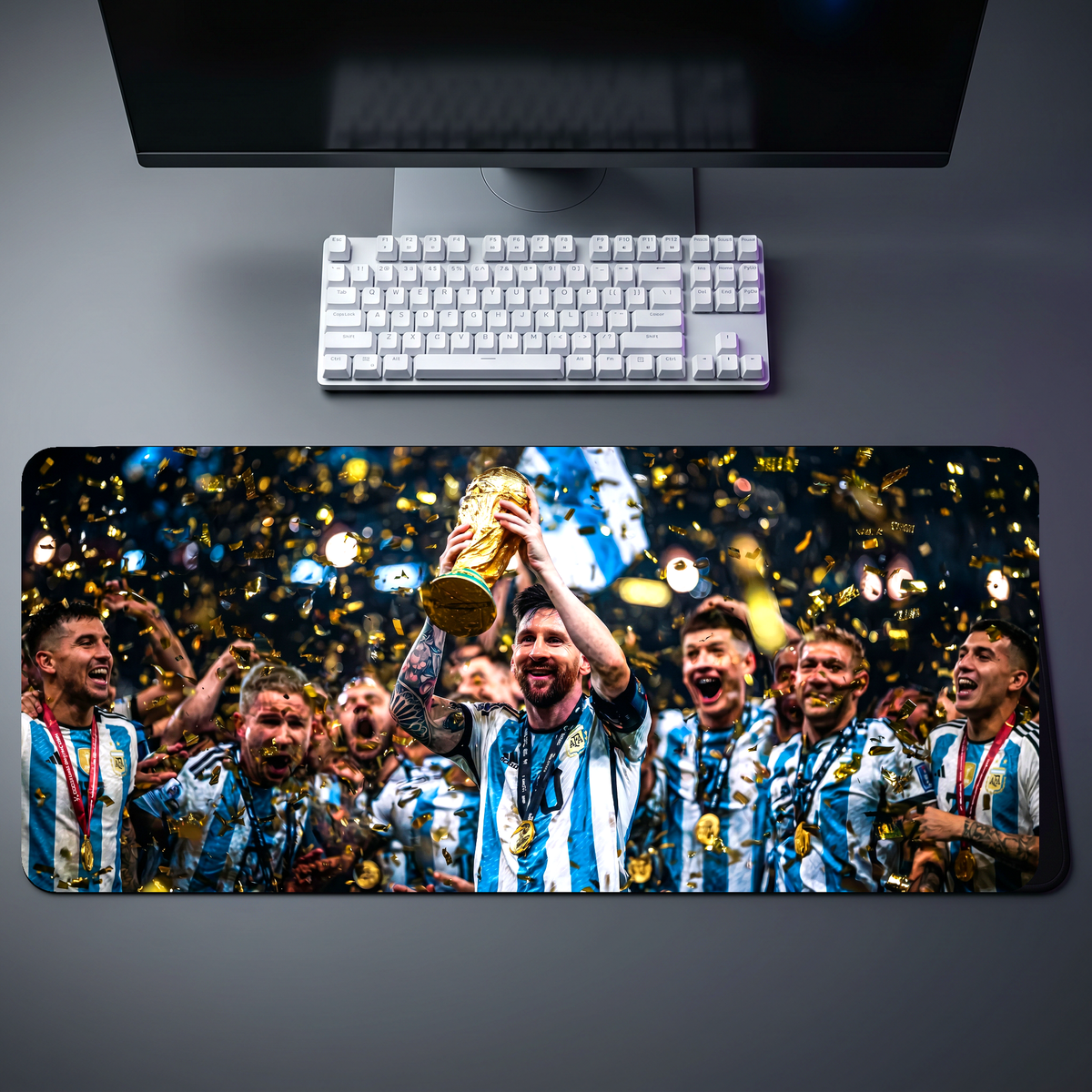Argentina Team World Cup Celebration Desk Mat 119