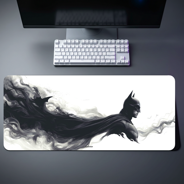 Batman Monochrome Cape Shadow Desk Mat 092
