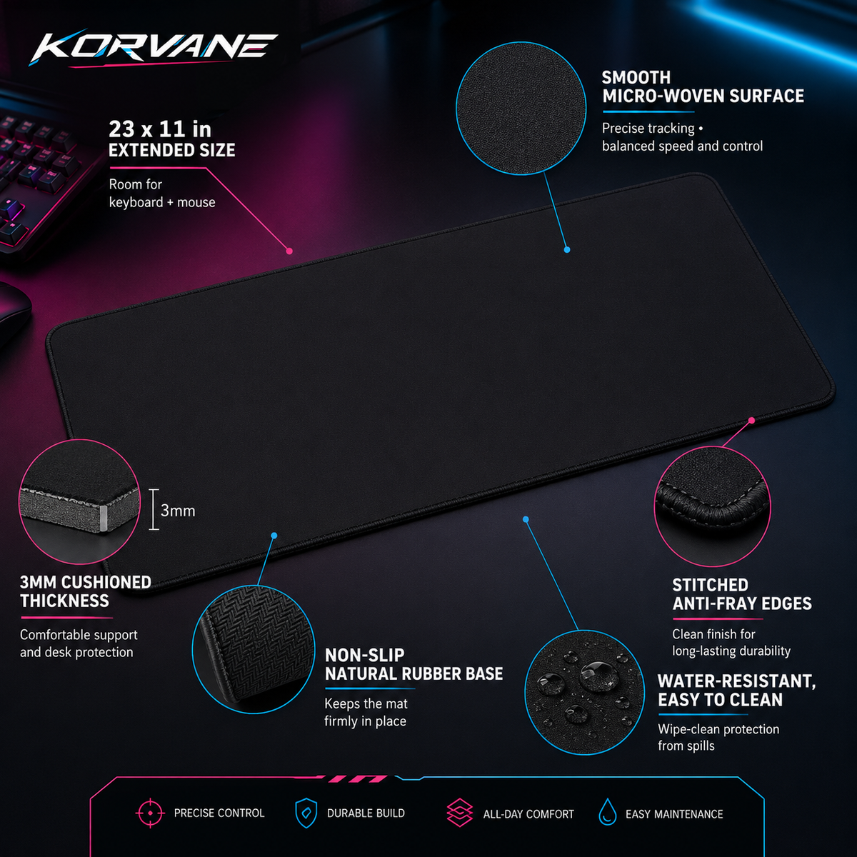 Valorant Jett Wind Slash Desk Mat 110