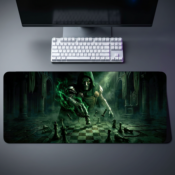Doctor Doom Chess Emerald Keep Desk Mat 142