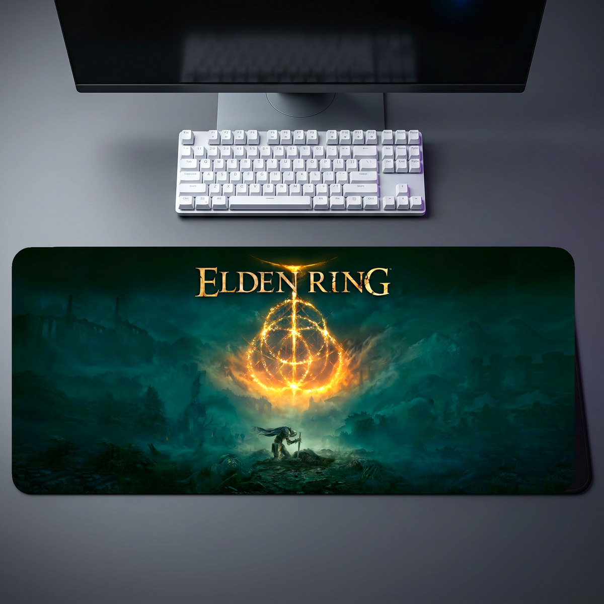 Elden Ring Tarnished Shattered Logo Desk Mat 148
