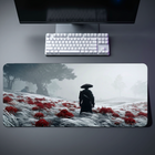 Ghost Of Tsushima Samurai Red Spider Lily Desk Mat 129