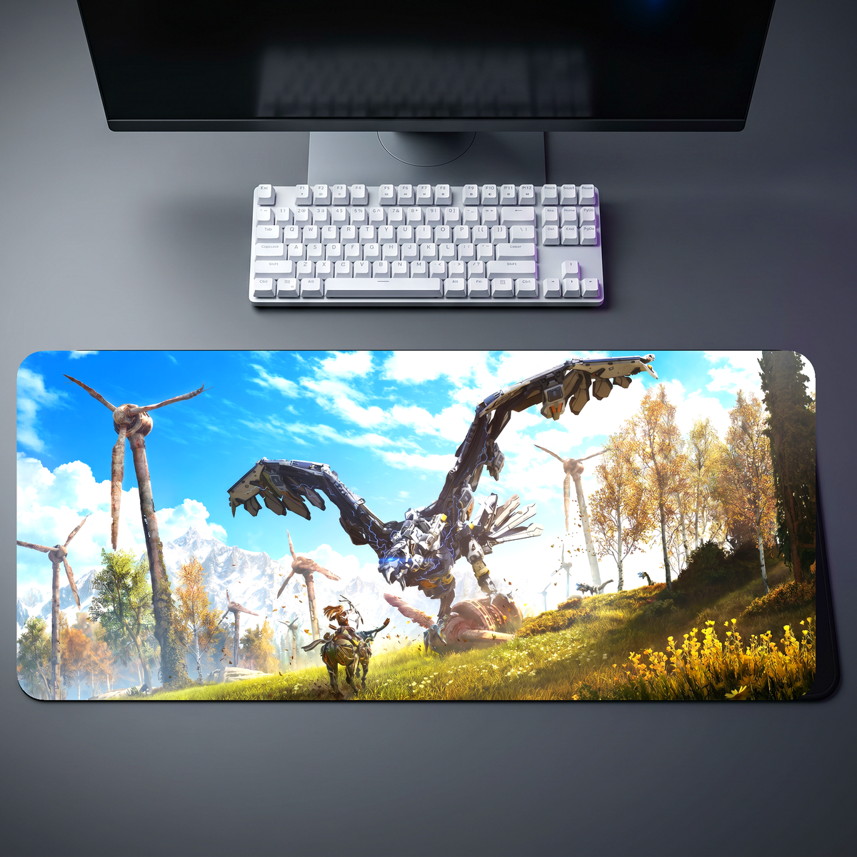 Horizon Zero Dawn Stormbird Battle Desk Mat 127