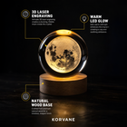 KORVANE Lumina 3D Celestial Crystal Light