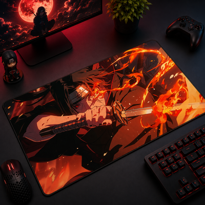 Itachi Amaterasu Embers Blade Desk Mat 025