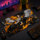 Kamado Siblings Blossom Promise Desk Mat Mockup