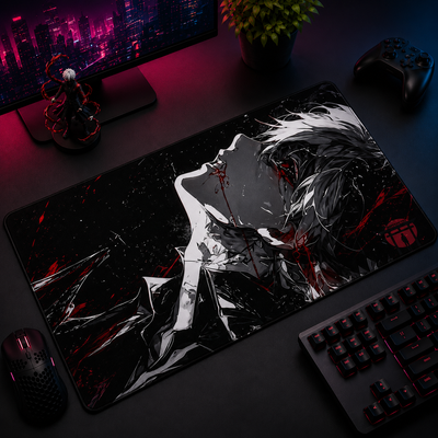 Kaneki Centipede Melancholy Desk Mat 006