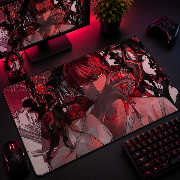Kira Shinigamis Fruit Desk Mat Mockup