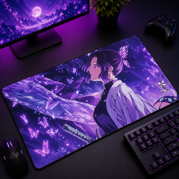 Nezuko Pastel Dreamscape Desk Mat Mockup