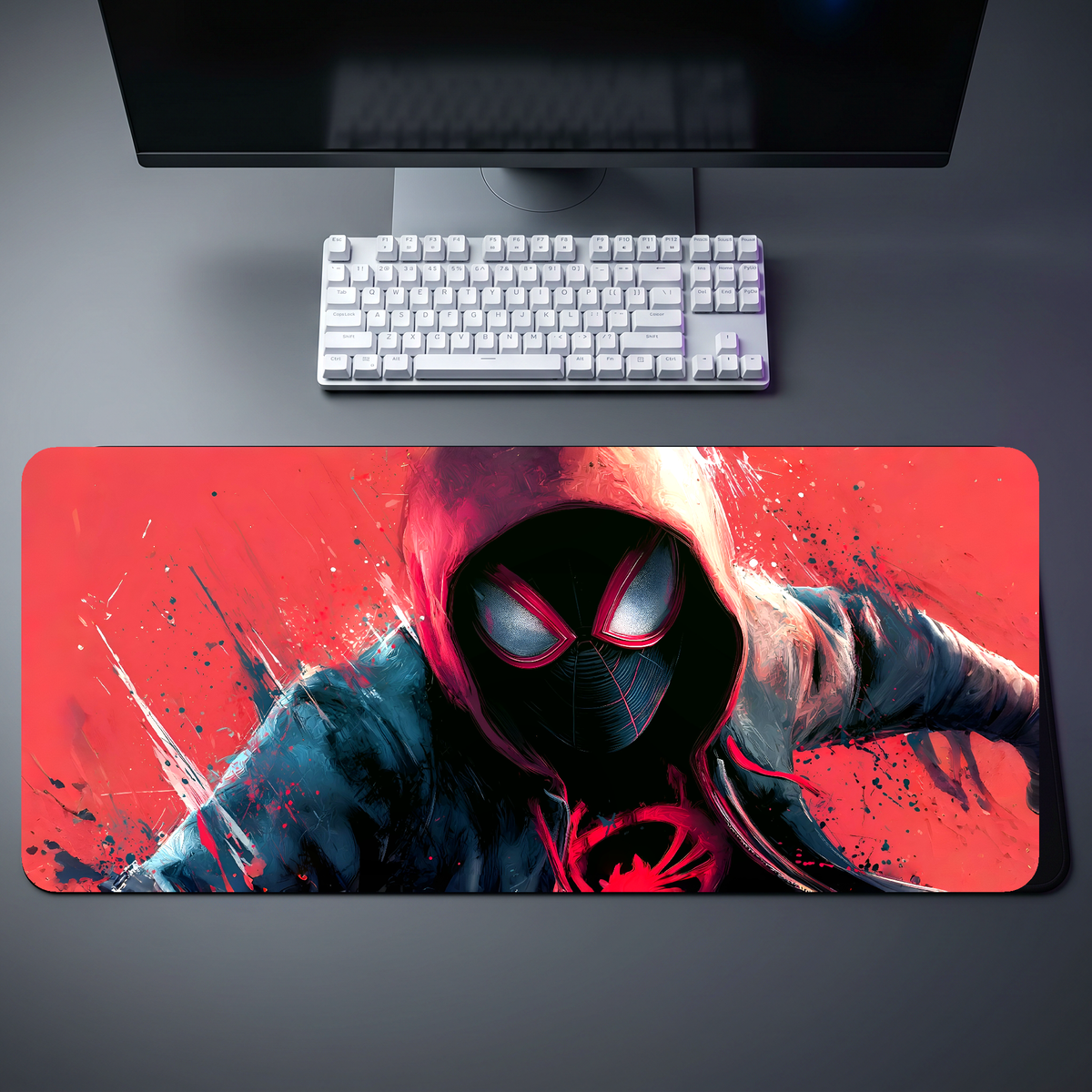 Spider-Man Miles Morales Aesthetic Art Desk Mat 151