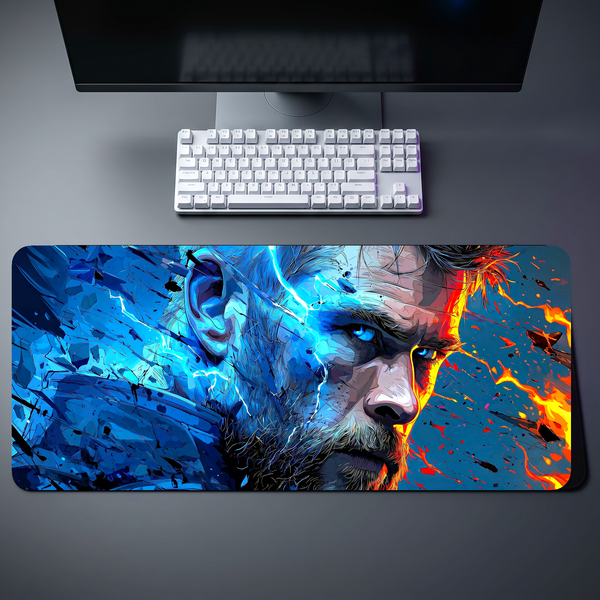 Thor God Of Thunder Gaze Desk Mat 089