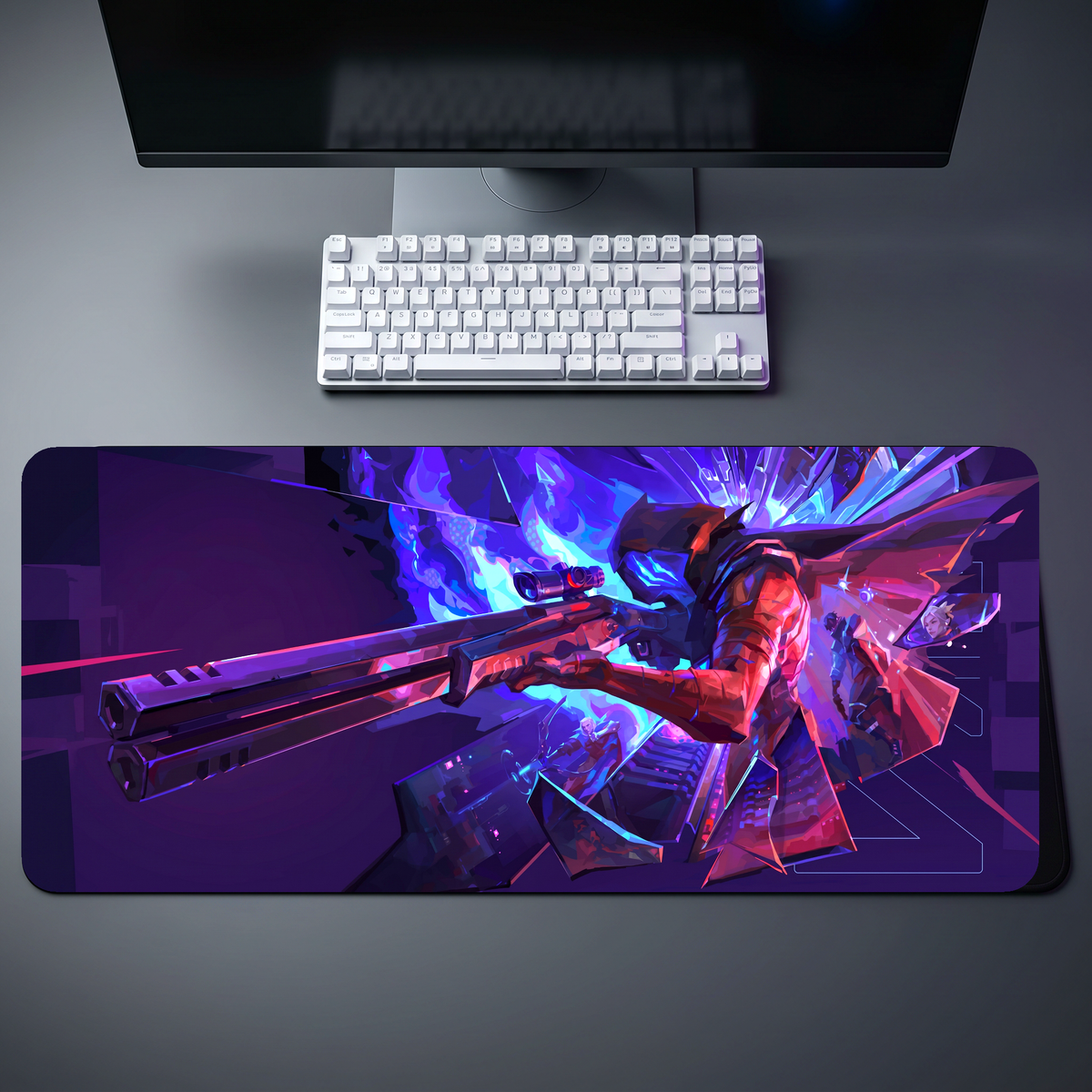 Valorant Omen Shadow Shot Desk Mat 106