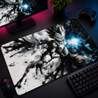 Vegeta Cosmic Blue Finality Desk Mat Mockup