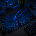 Your Name Tiamat Tokyo Dusk Desk Mat Mockup