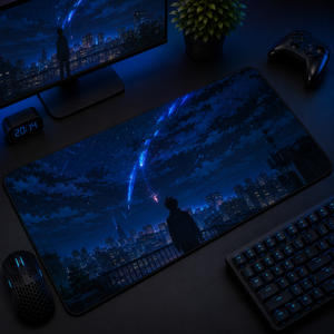 Your Name Tiamat Tokyo Dusk Desk Mat 002