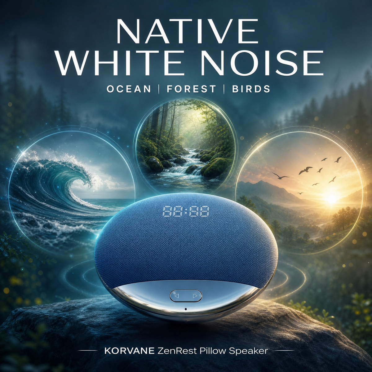 KORVANE Under-Pillow Sleep Speaker